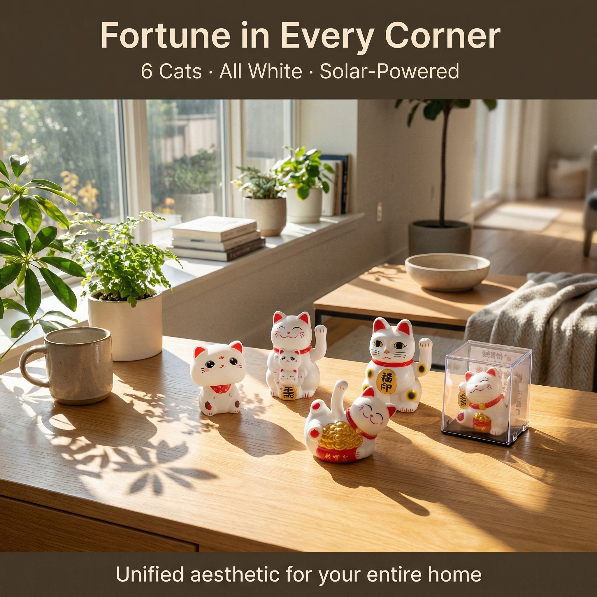 COLLECTOR-SET solar lucky cat bundle - image 5 - LIEE FLAT CAT