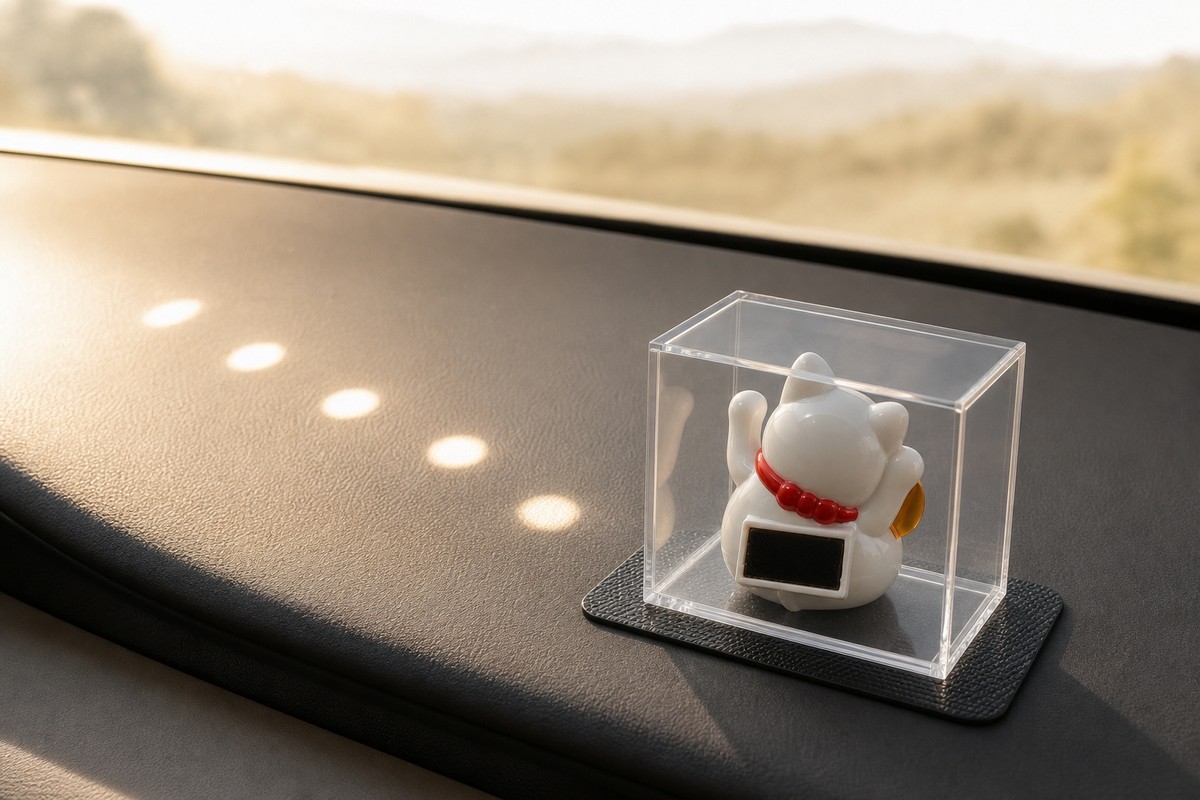 5 Reasons Your Car Dashboard Needs a Solar Lucky Cat