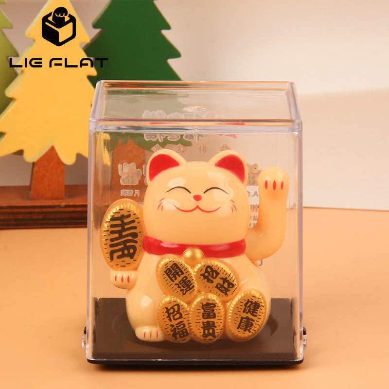 LIEE FLAT 2 inch Gold Coins Lucky Cat