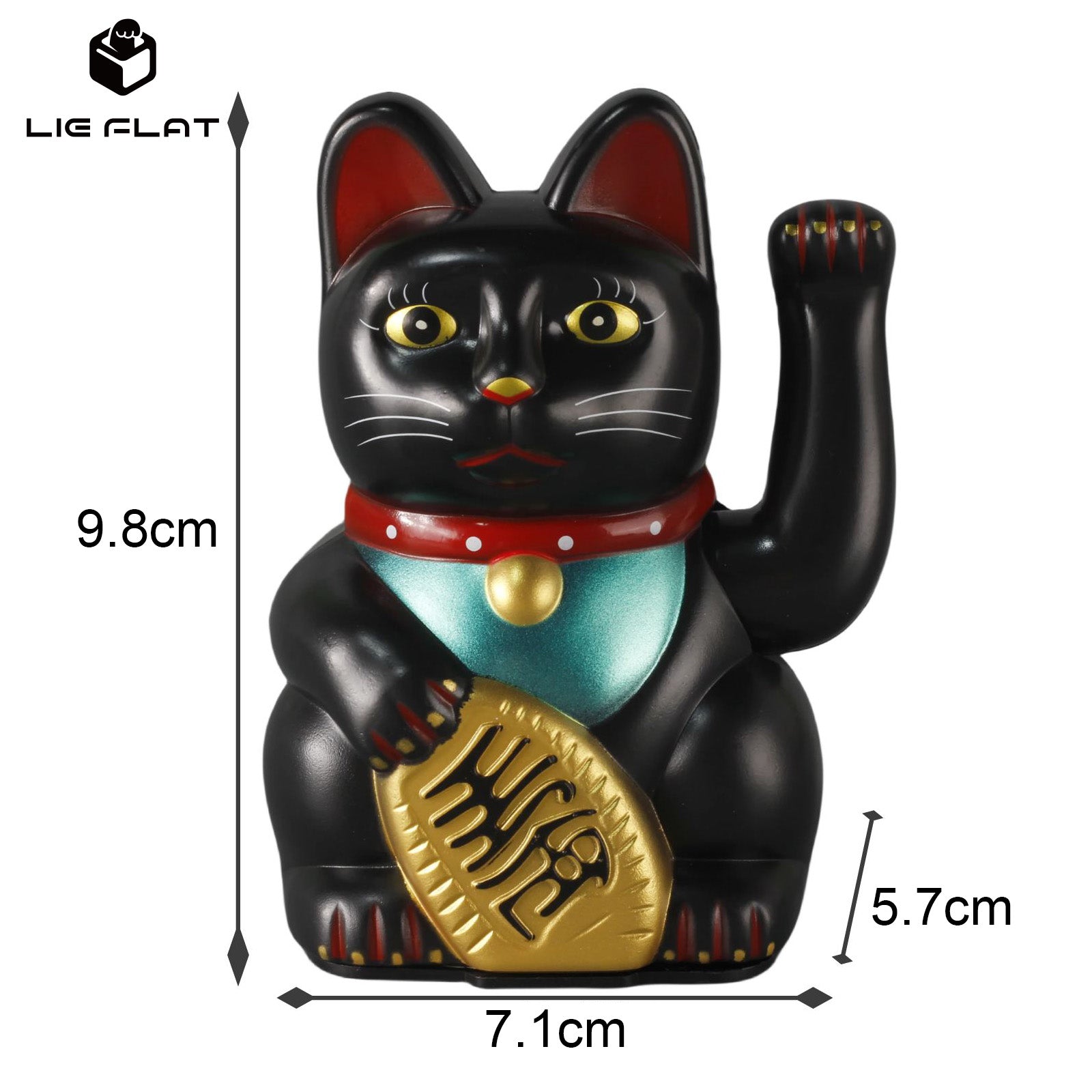 Automatic waving lucky cat ornament