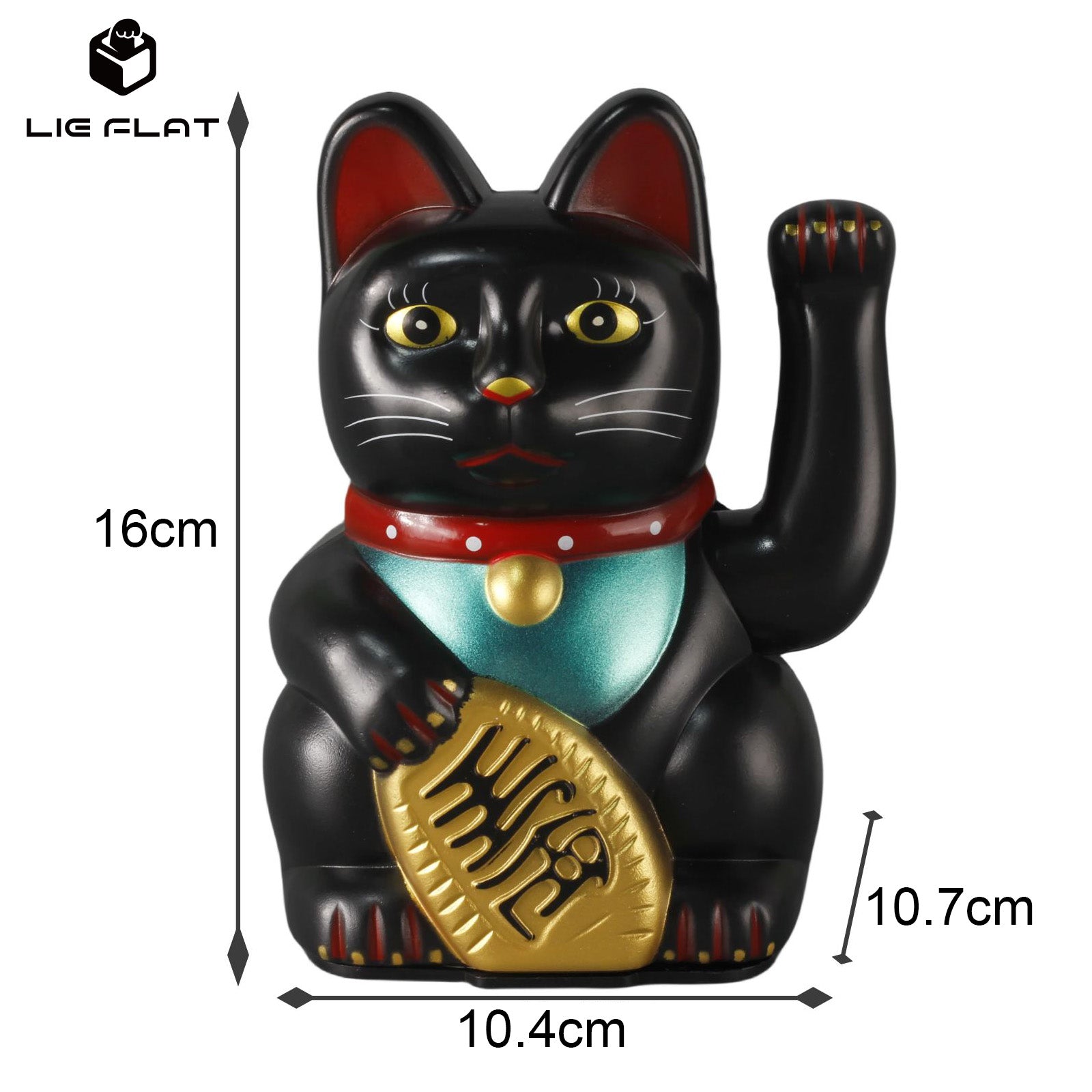 Automatic waving lucky cat ornament