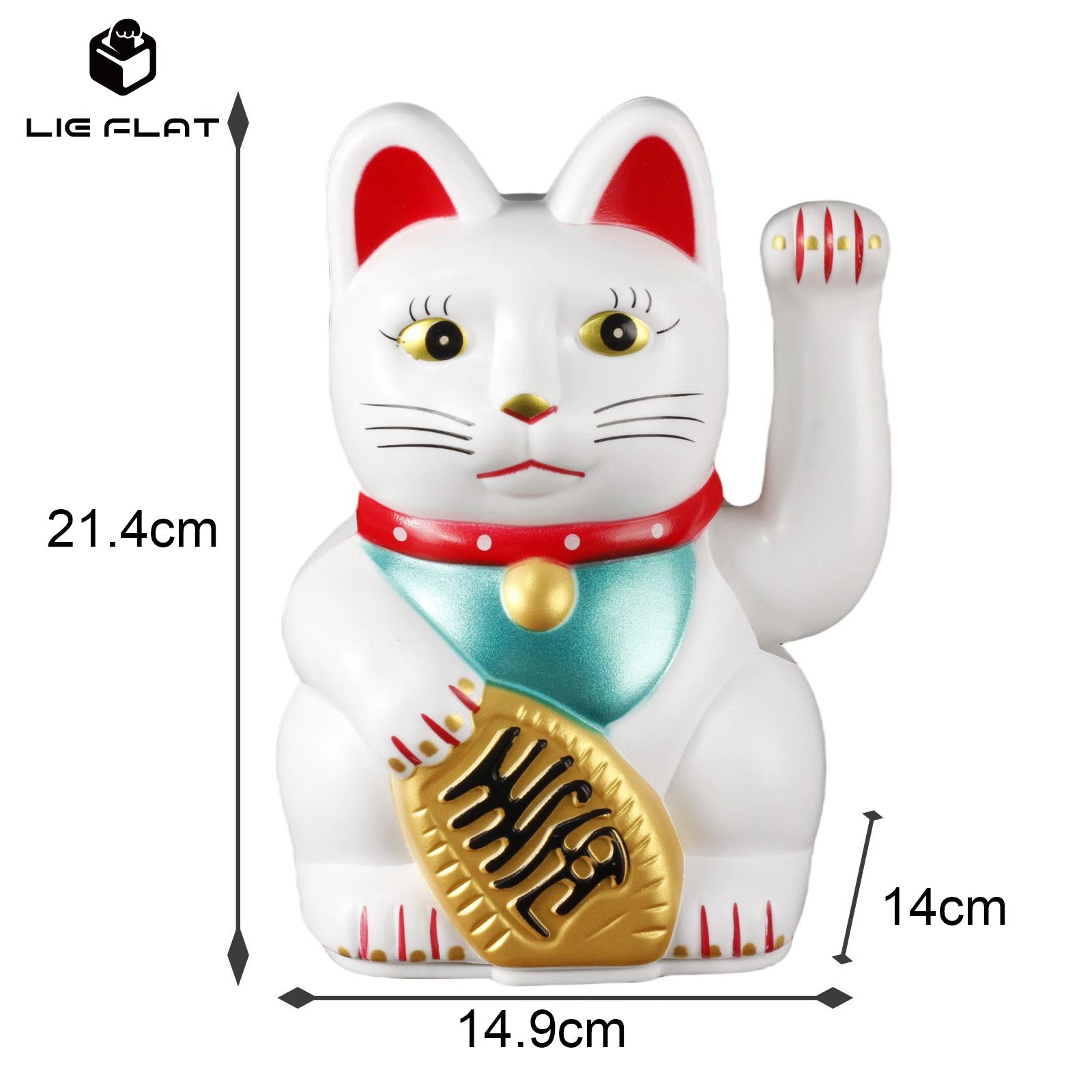 Automatic waving lucky cat ornament