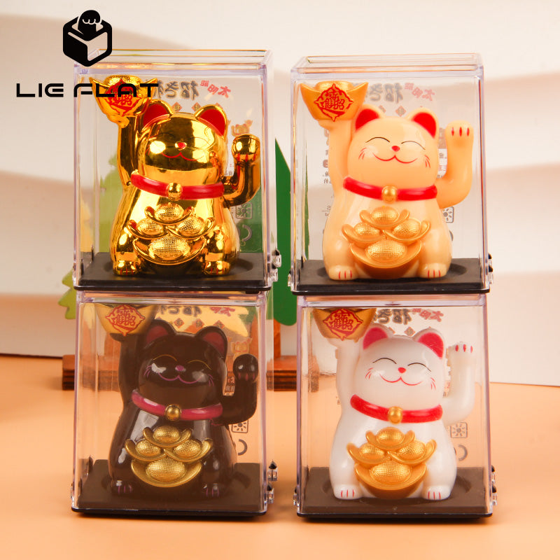 LIEE FLAT 2 inch Gold Coins Lucky Cat