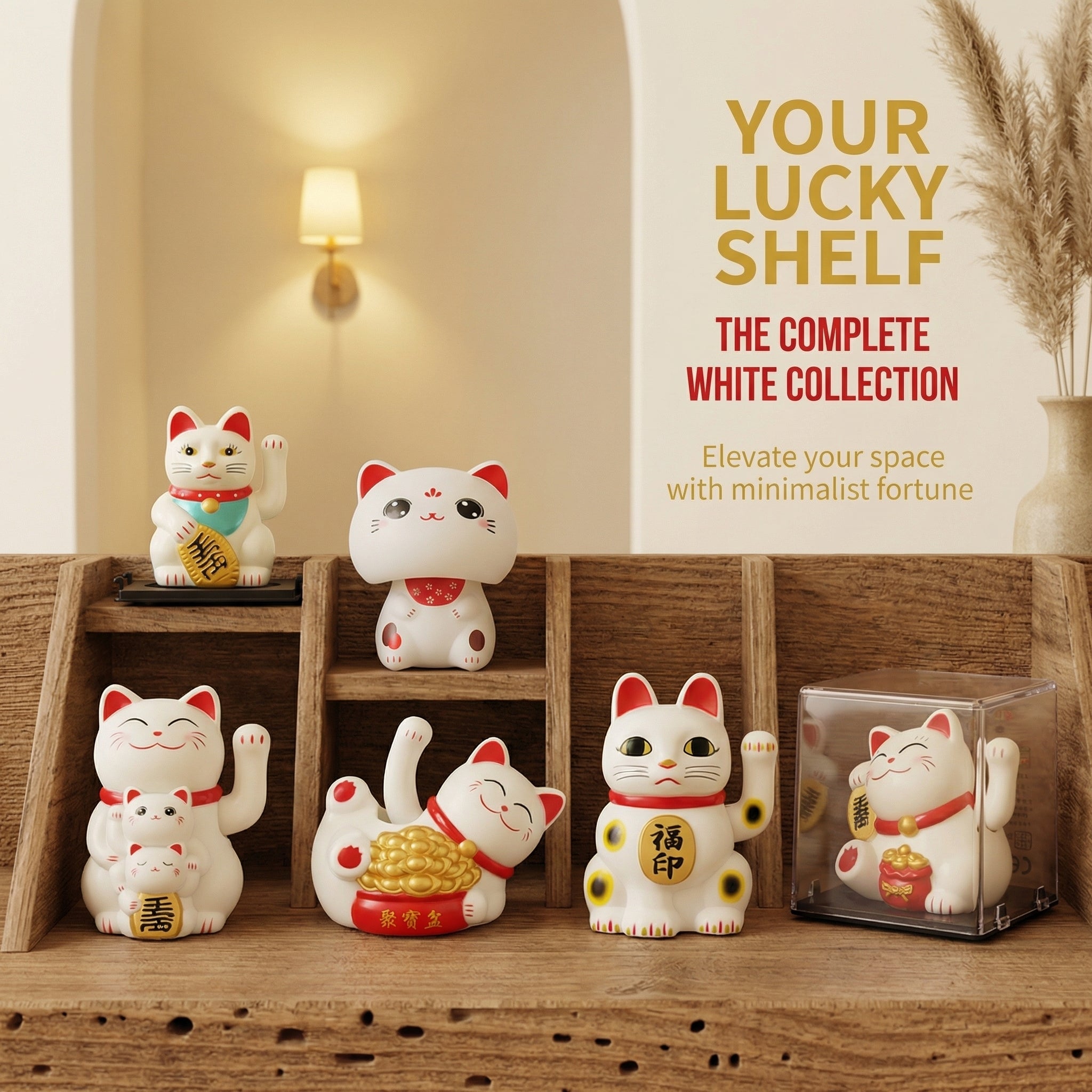 COLLECTOR-SET solar lucky cat bundle - image 3 - LIEE FLAT CAT