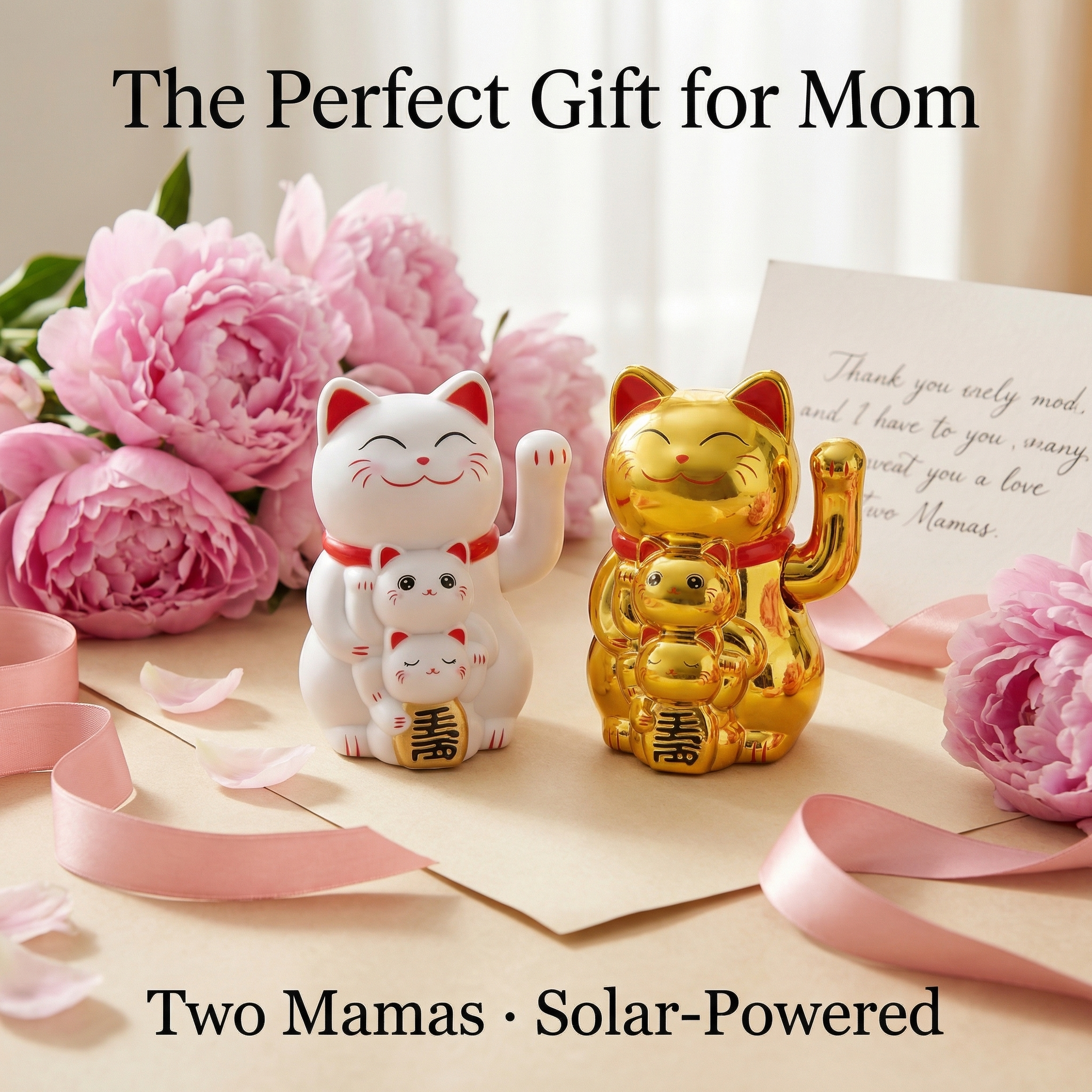 DUO-SMILEY solar lucky cat bundle - image 5 - LIEE FLAT CAT