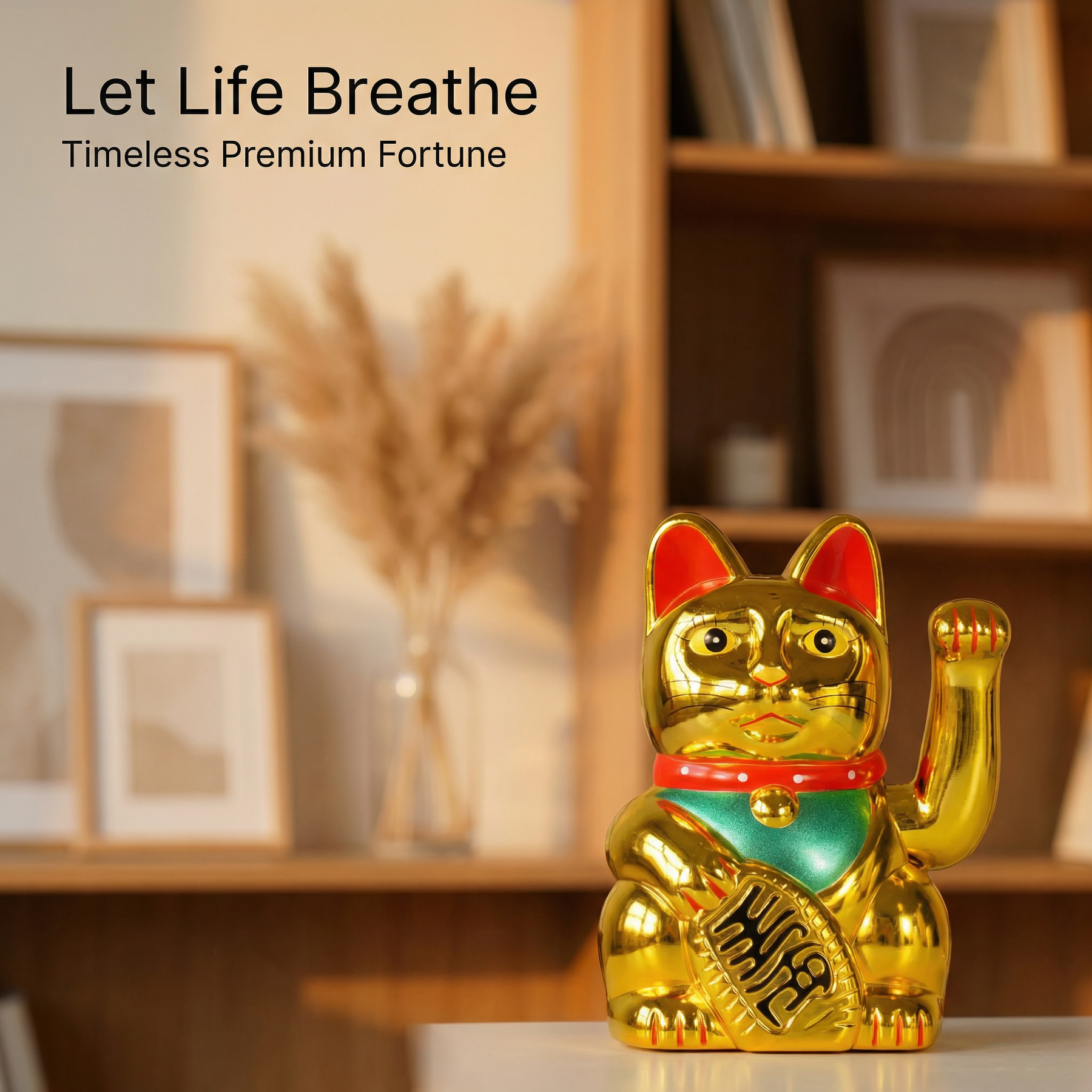 Solar Lucky Cat 5-Inch — The Flagship Desk & Shop Edition - image 4 - LIEE FLAT CAT