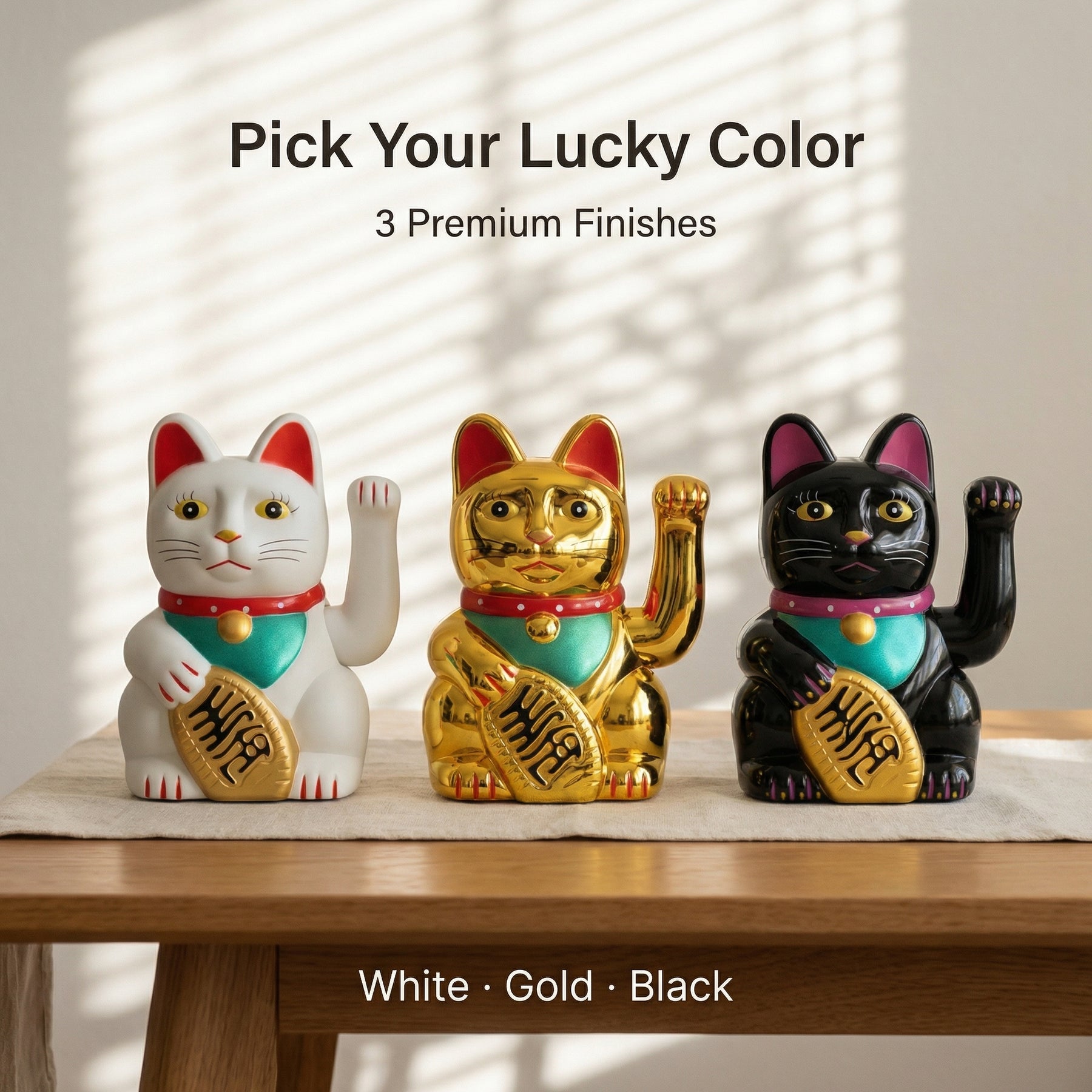 Solar Lucky Cat 5-Inch — The Flagship Desk & Shop Edition - image 6 - LIEE FLAT CAT