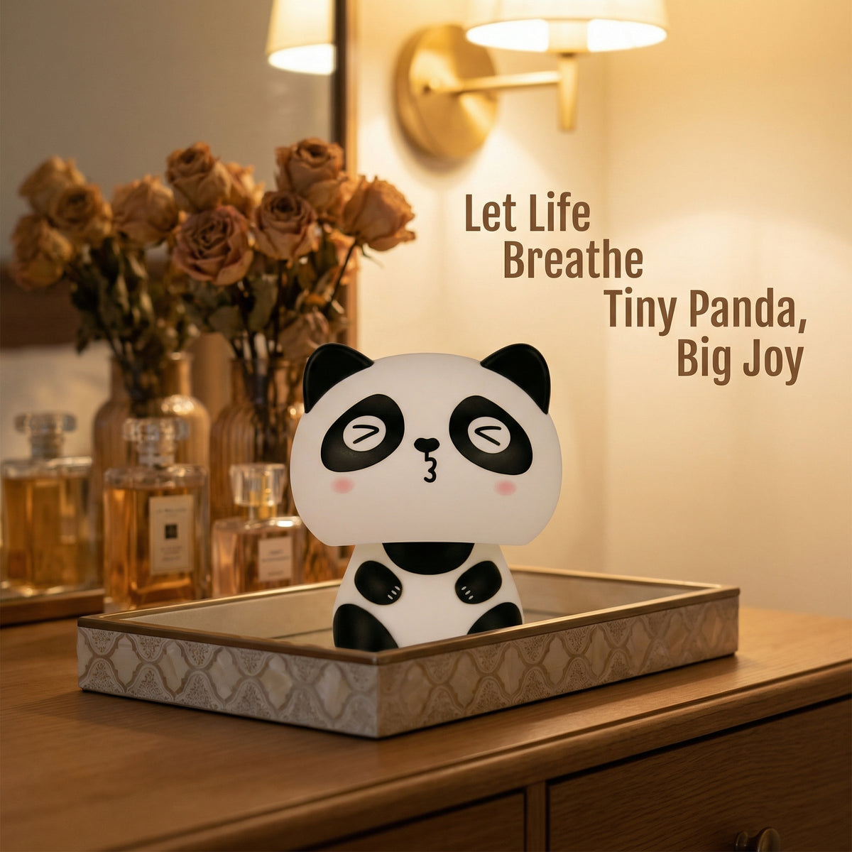 Solar Mini Panda 2-Inch — Tiny Desk & Car Companion - image 4 - LIEE FLAT CAT