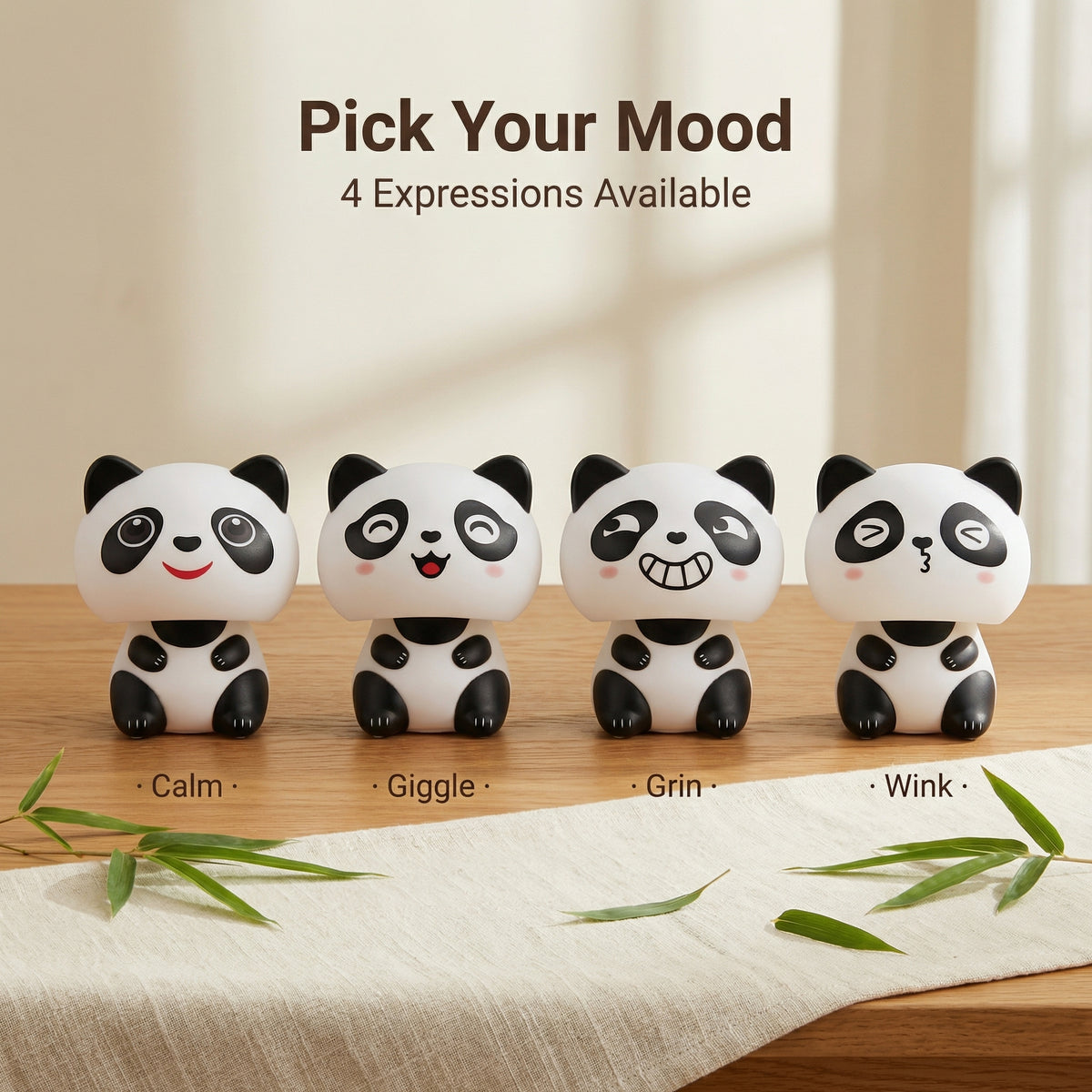 Solar Mini Panda 2-Inch — Tiny Desk & Car Companion - image 6 - LIEE FLAT CAT